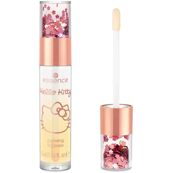 Essence Hello Kitty Glowing Lip Gloss 02 Sweeter Days Ahead 5 ml