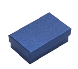 Geschenkbox mit Schmuckschwamm dunkelblau 8 x 5 x 2,5 cm 1 Stück