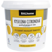 Balhome Kyselina citronová potravinářská E 330 1 kg