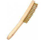 Mako Drahtbürste aus Messing, 3-reihig