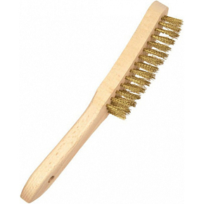 Mako Drahtbürste aus Messing, 3-reihig