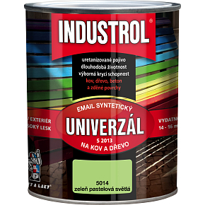 Industrol S2013 Universallack glänzend für Metall und Holz, 5014 Pastellgrün hell, 750 ml