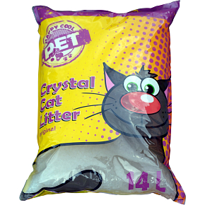 Silica Happy Cool Pet, Silikatstreu für Katzen, Streu, 14 l