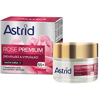 Astrid Rose Premium 55+ festigende und auffüllende Nachtcreme, 50 ml