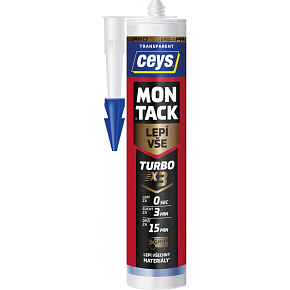 Ceys Montack Turbo universelles transparentes Klebstoff 290 ml