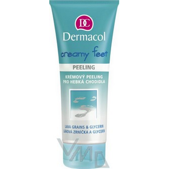 Dermacol Cremige Füße Peeling Creme Peeling für weiche Füße 100 ml