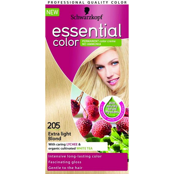 Schwarzkopf Essential Color lang anhaltende Haarfarbe 205 Extra hellblond