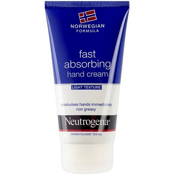 Neutrogena Norwegian Fast Absorbing leichte, nicht fettende Handcreme 75 ml
