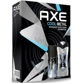 Axe Cool Metal Deodorant Spray für Männer 150 ml + Duschgel 250 ml, Kosmetikset Axe Cool Metal Deodorant Spray für Männer 150 ml + Duschgel 250 ml, Kosmetikset