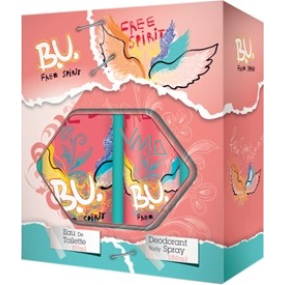 BU Free Spirit Eau de Toilette 50 ml + Deodorant Spray 150 ml, Geschenkset für Frauen BU Free Spirit Eau de Toilette 50 ml + Deodorant Spray 150 ml, Geschenkset für Frauen