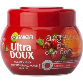 Garnier Ultra Doux Nourishing & Repairing Mask Maske für gefärbtes Haar 300 ml