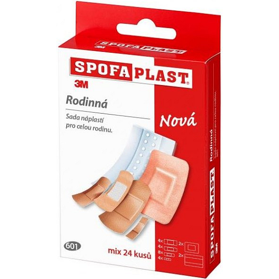3M Spofaplast 601 Patches der Familie mischen 24 Teile