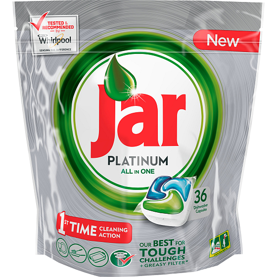 Jar Platinum All in One Green Geschirrspüler Kapseln 36 Stück